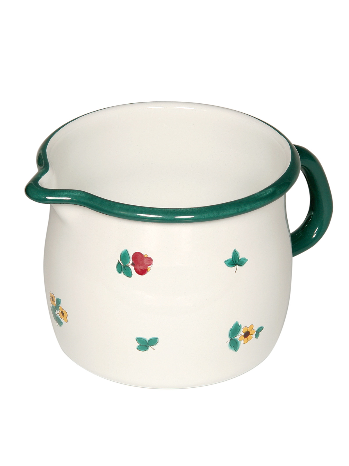 jug with spout with flowers 1l (0094-49)