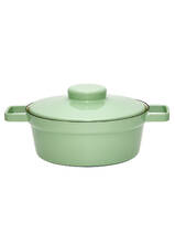 Casserol with cover 24cm, slow green, 2,0 liter