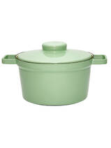 Casserol with cover 24cm, slow green, 3.5 liter