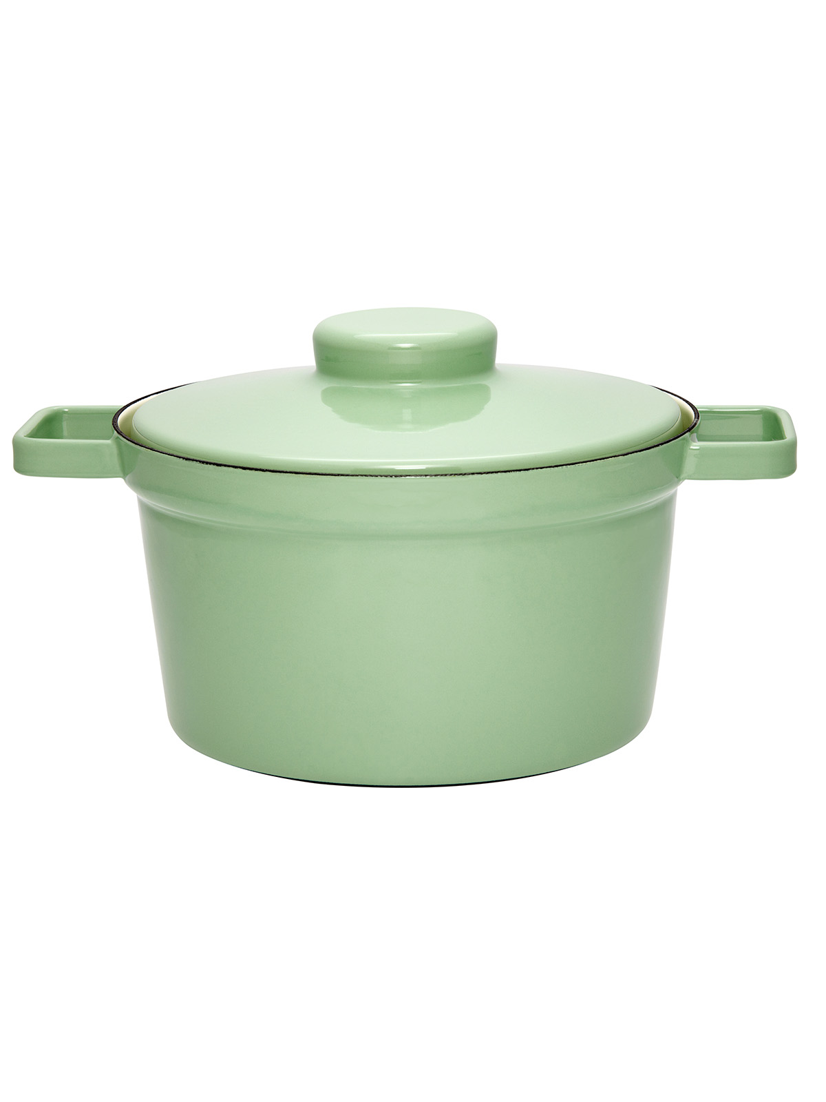 Casserol with cover 24cm, slow green, 3.5 liter