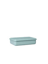 food container with lid low green 23X15X5